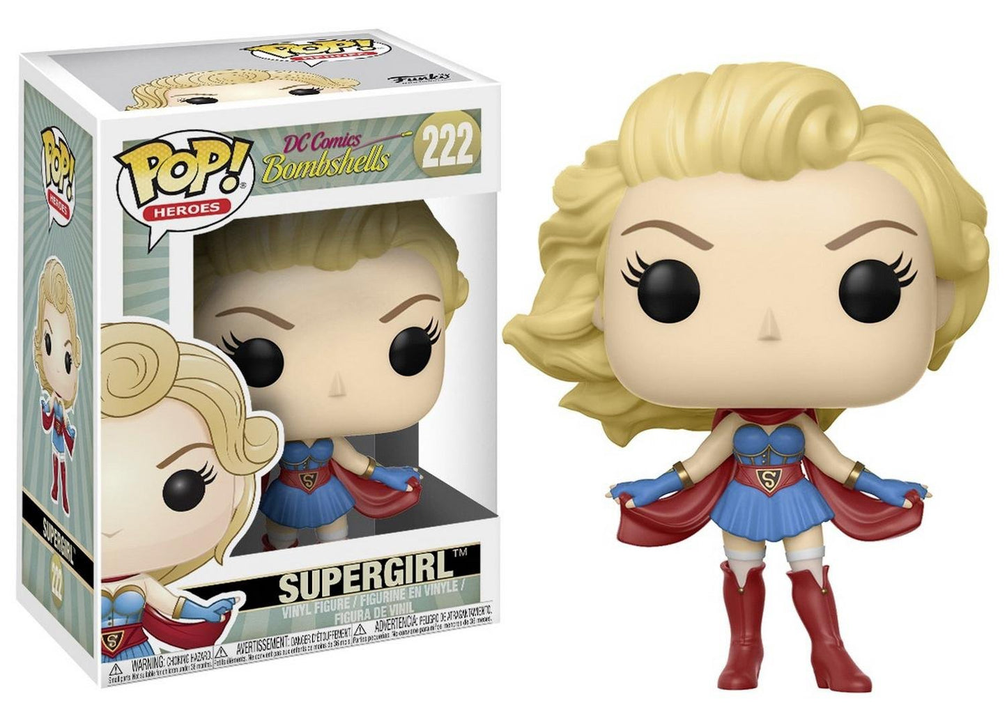 Funko Pop! Heroes: Dc Bombshells Supergirl Collectible Figure