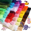 1350 PCS 45 Colors Thick Pipe Cleaners Craft,Multi-Colored Chenille Stems for Craft Supplies & Materials,Fuzzy Pipe Cleaners Bulk for DIY Arts