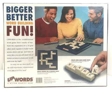 Upwords 3-Dimensional Word Game 1997 Edition with 100 Tiles