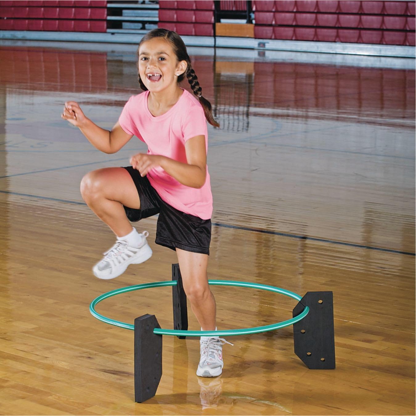 S&S Worldwide Candy-Striped Hoop Holder, Pack of 12