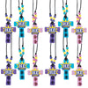 He Lives Necklace Craft Kit, Makes 12 - DIY Easter Crafts for Kids and Fun Home Activities VBS 2026
