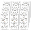 Paper House Productions Harry Potter Hedwig Sticker Sheets Multipack (Pack of 18 Sheets)