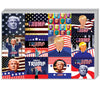 Creanoso Trump President Collectors Stickers (10-Sheet) Total 120 pcs (10 x 12pcs) Waterproof Self-Adhesive Decals for Laptops, Water Bottles