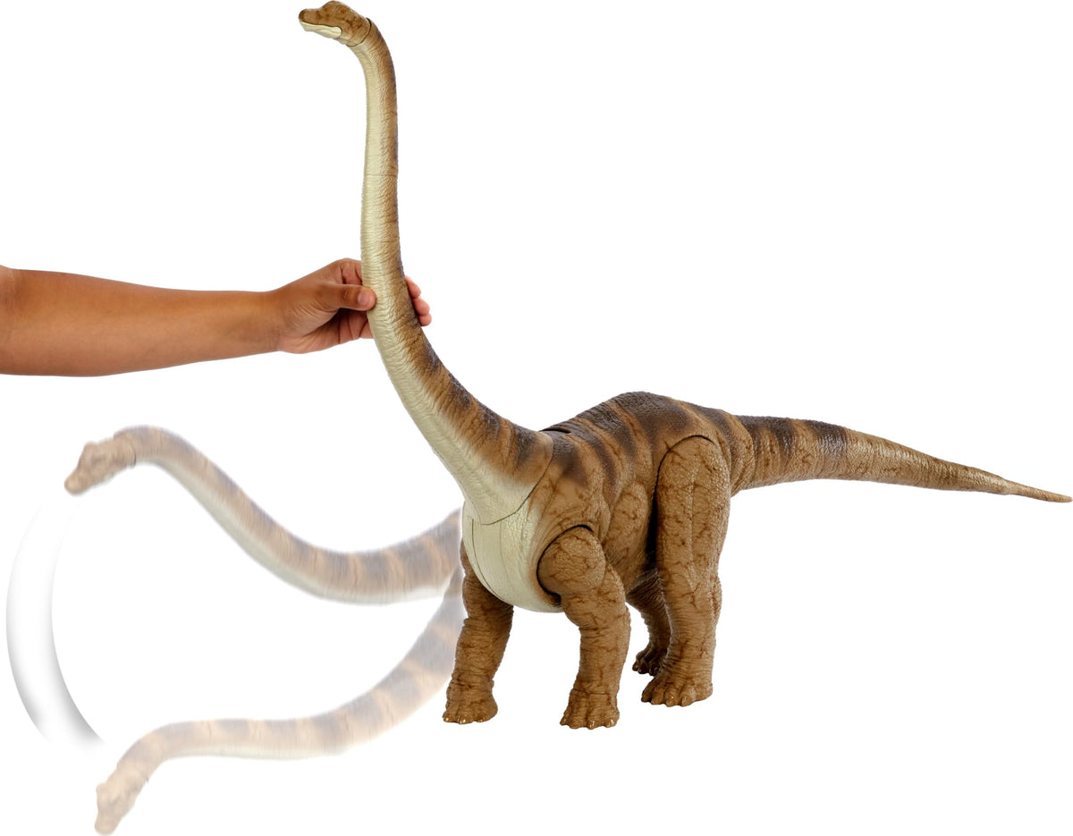 Mattel Jurassic World Legacy Collection The Lost World: Jurassic Park Mamenchisaurus Big Possible Dinosaur Toy Figure with Physical and Digital Play