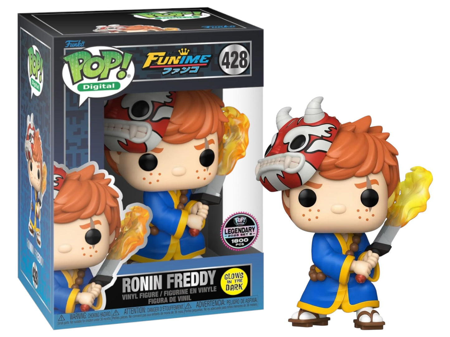 Funko Pop! Digital Funime Ronin Freddy #428 Glow in the Dark