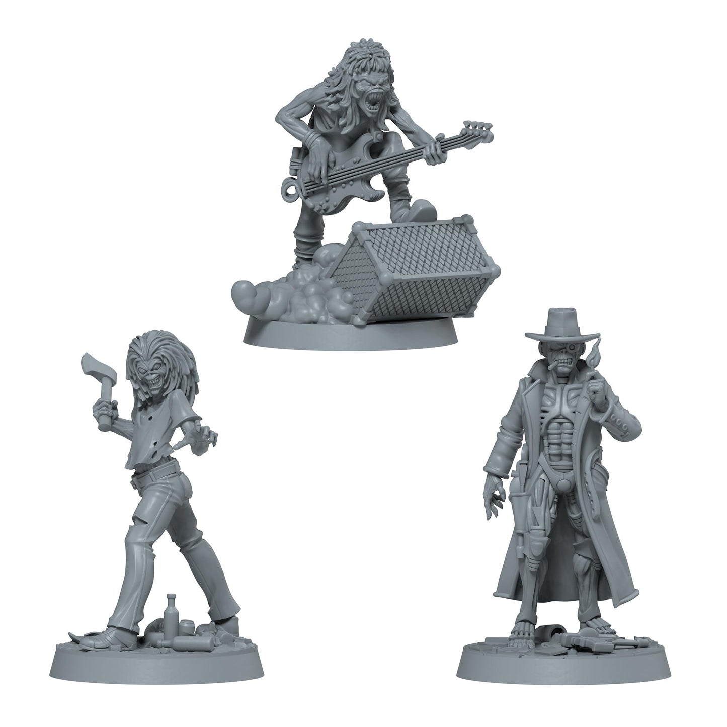 Zombicide Iron Maiden Character Pack #2 - Eddie Miniatures and Game Enhancements! Cooperative Strategy Board Game, Ages 14+, 1-6 Players, 60 Minute