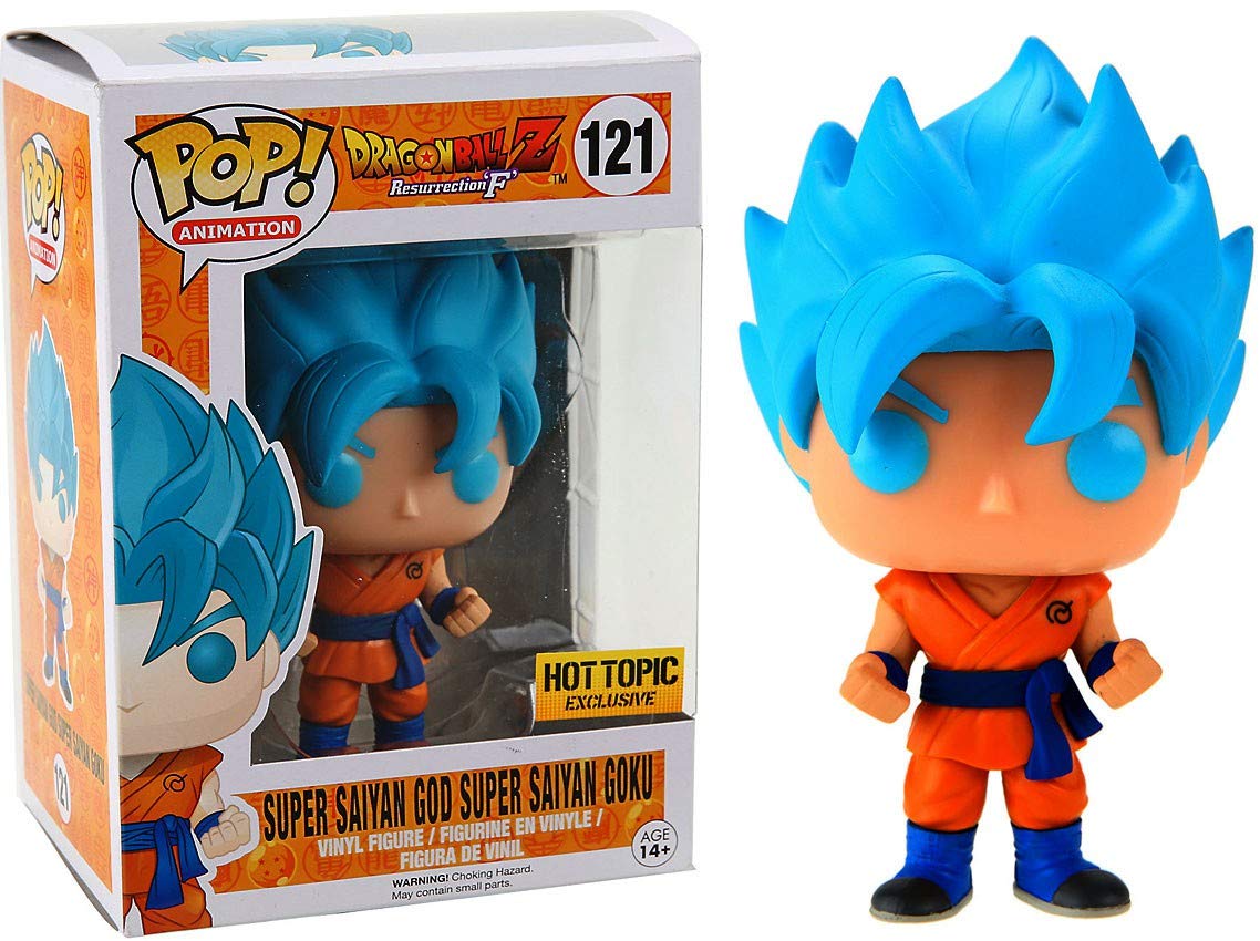 Funko Pop Dragon Ball Z: Super Saiyan God Super Saiyan Goku Collectible Figure, Multicolor