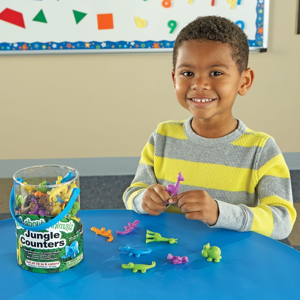 Learning Resources Wild About Animals Jungle Counters