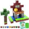 76PCS 0.8in Magnetic Blocks, Magnetic Tiles Kids Build Cubes?STEM Sensory Montessori Toys with Storage Bag, Build the 3D Forest World Set, Holiday