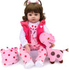 CHAREX Realistic Baby Doll - Reborn Baby Dolls Girl 18 inch Lifelike Newborn Baby Real Life Baby Dolls Reborn Toddler with Full Set Accessories