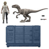 Jurassic World Cage and Furious Dinosaur Set (9.5 cm) with 1 Exclusive Soyona Figure, 1 Atrociraptor Figure and Special Unit, Children's Toy, Ages 4