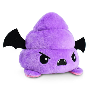 TeeTurtle - The Original Reversible Spooky Dookie Plushie - Pink + Purple - Cute Sensory Fidget Stuffed Animals That Show Your Mood - Perfect