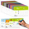 Dry Erase Alphabet & Number Practice Boards for Kids - A-Z Letters & Numbers 1-10, 18 Double-Sided Reusable Sheets (36 Pages), 11x8.5, Preschool