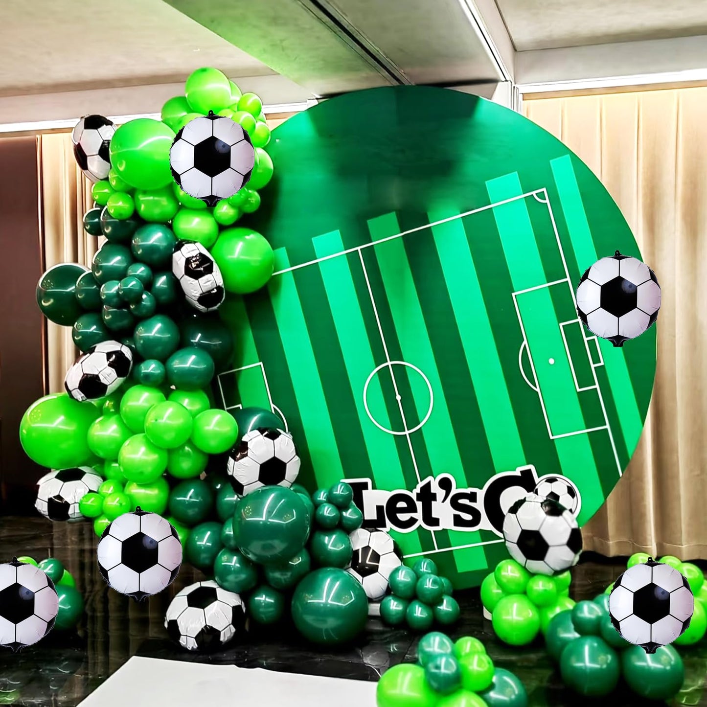 14 Pcs Soccer Party Balloons,18 Inch Soccer Foil Balloon Sports Theme for Soccer Themed Party Decorations,Soccer Balloons Birthday Party Sports Party