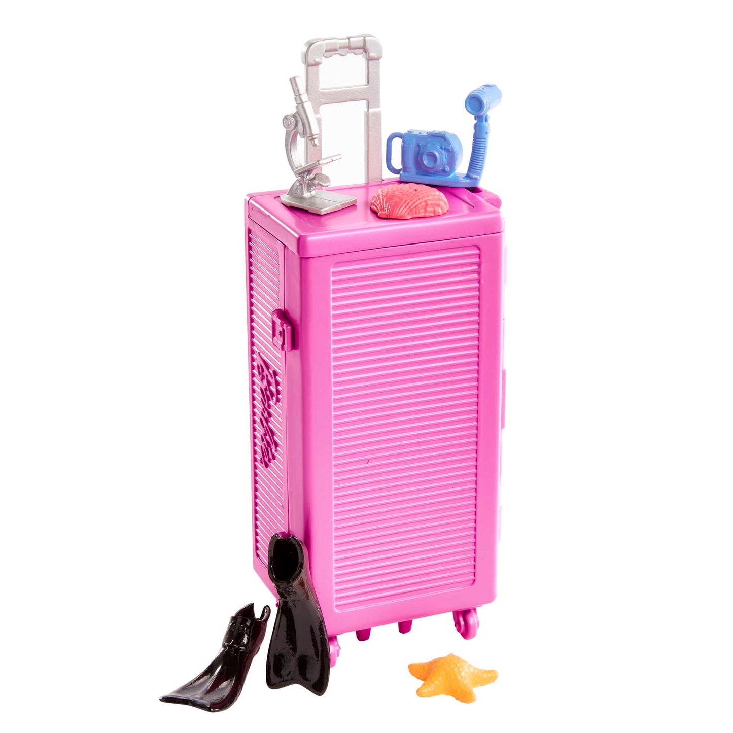 Barbie Dolls & Accessories, Marine Biologist Doll (Blonde) & Mobile Lab Playset with 10+ Pieces, Case Opens for Storage & Travel
