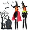 Rugwun 14Inch Halloween Pumpkin Elf Plush, Handmade Stuffed Ornament