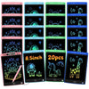 Glochin 20 Pack LCD Writing Tablet for Kids, Erasable and Reusable Toddler Doodle Board in 8.5 inch, Ideal Educational Drawing Pad for Learning Toy
