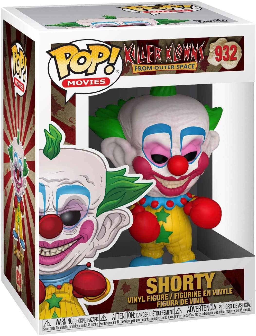 Funko Pop! Movies: Killer Klowns - Shorty, Multicolor