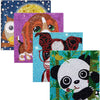 VDKVDK Diamond Art Painting Kits for Kids, 4Pcs Animal 5D Diamond Gem Art by Number Dotz Kits Art and Craft for Children Ages 6-8-10-12 Girls Boys
