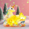 Unicorn Gifts Toys for Girls,Lighted Unicorn Figurine Miniature Resin,Christmas Toys Christmas Stocking Stuffers Kids,Garden Accessories Unicorn Party