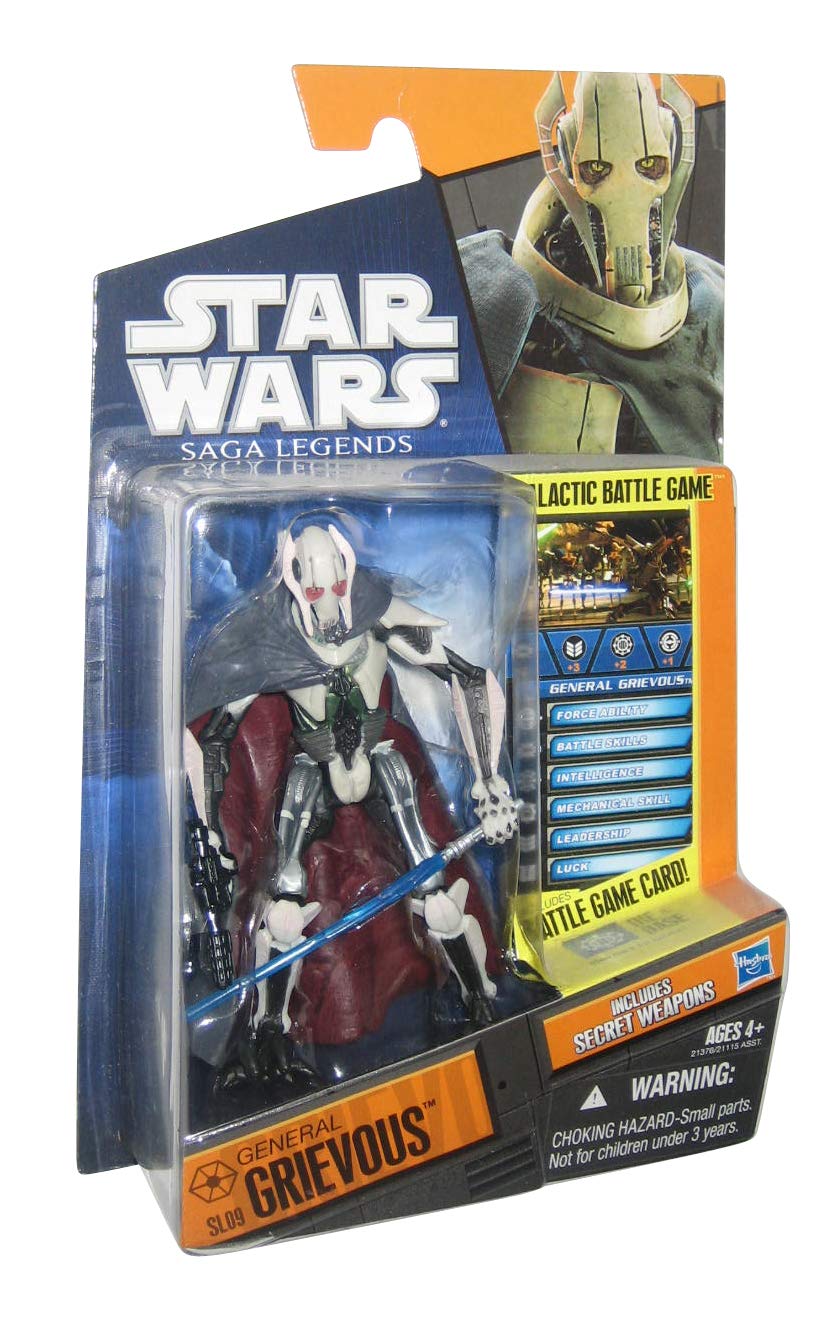 Star Wars 2010 Saga Legends General Grievous 3-3/4 Inch Scale Action Figure SL09