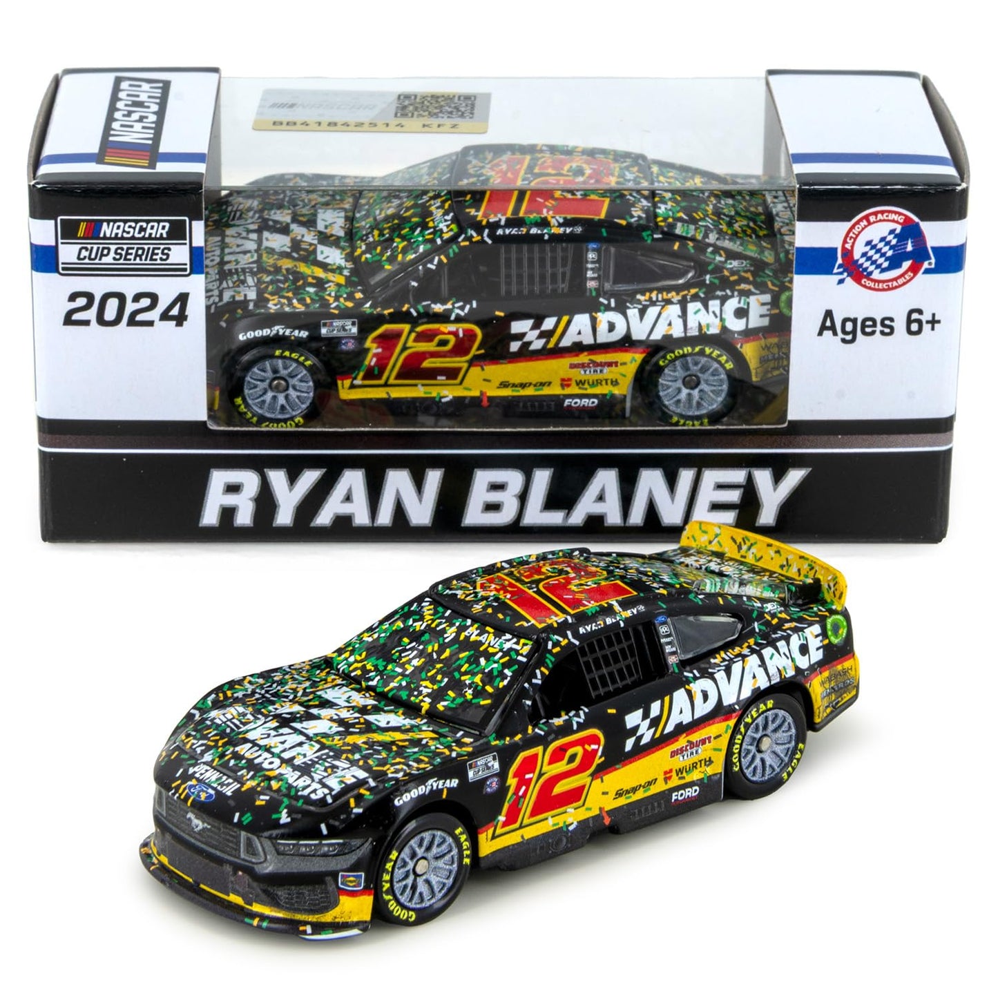 Lionel Racing Ryan Blaney 2024 Iowa Race Win Diecast Car 1:64 Scale