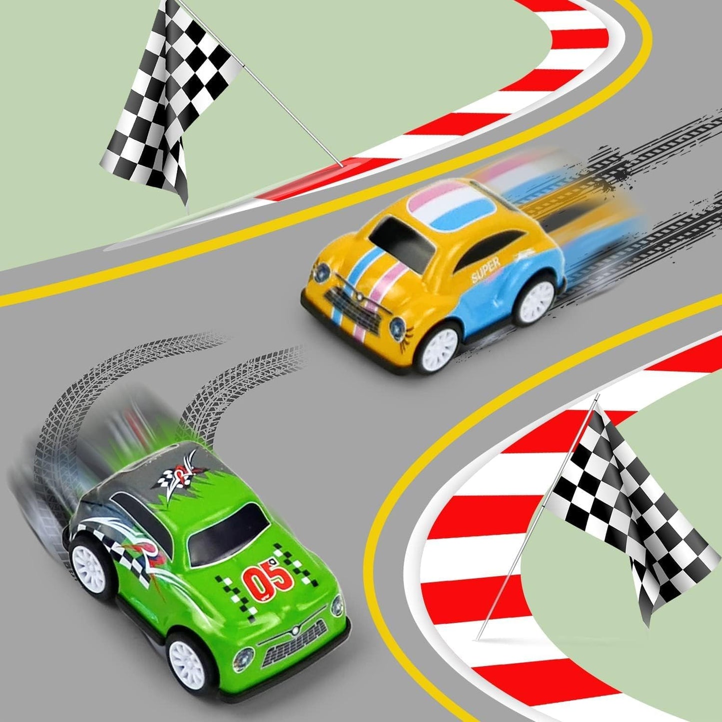 Vileafy 30-Pack Mini Pull-Back Race Cars for Kids | Metal Small Toy Cars Bulk for Goodie Bag Stuffers, Birthay Party Favors, and Classroom Treasure