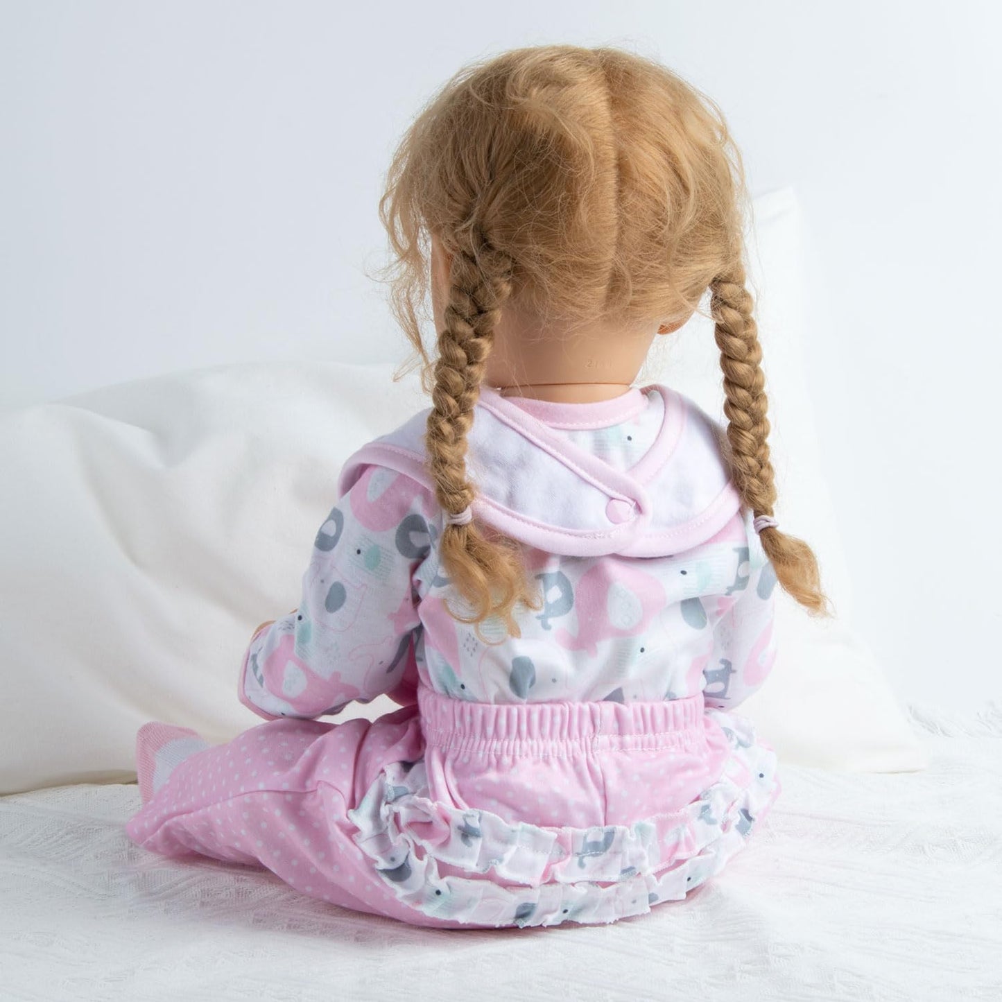 Reborn Baby Doll Clothes Baby Girl Doll Clothing Outfit Accessories 4 Pices Sets for 20- 23 Inches