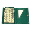 Double Six Professional Dominoes - White with Black Dots, Case Color May Very (2-Pack)