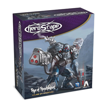 Renegade Heroscape: Major Q11 | Contains 1 Fully Painted Miniature | Highly Detailed, Fully Assembled | Ages 14+