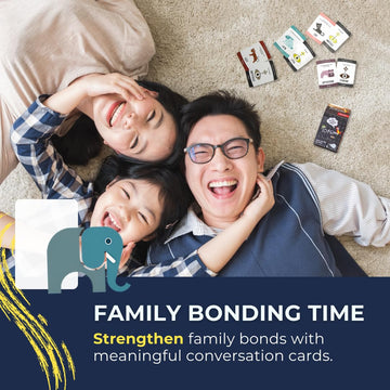 Totem Family Conversation Cards - Non-Competitive Family Bonding & Self-Esteem Card Game - Compliment & Question Cards for Kids, Teens, Adults - Team
