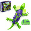 Wall Climbing Gecko Toy for Boys, Remote Control Lizard That Climbs Walls, Ceilings and Floors, Rechargeable Wall Crawler Robot with Strong Suction