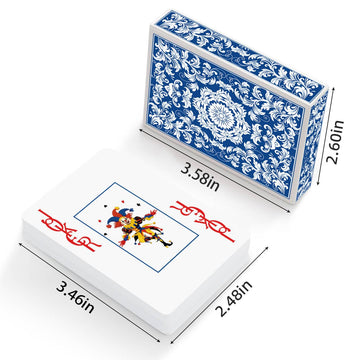 Metsyth Playing Cards 12 Pack,Decks of Cards,Jumbo Large Print Playing Cards for Adults Seniors,Colorful Poker Cards Bulk with Gift Box for Activities
