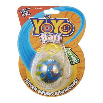 Yoyo Ball Automatic Return Yoyo, Assorted Colors and Patterns, Never Needs rewinding, New Twist on Old Fun, Enhances Motor Skills and Hand-Eye