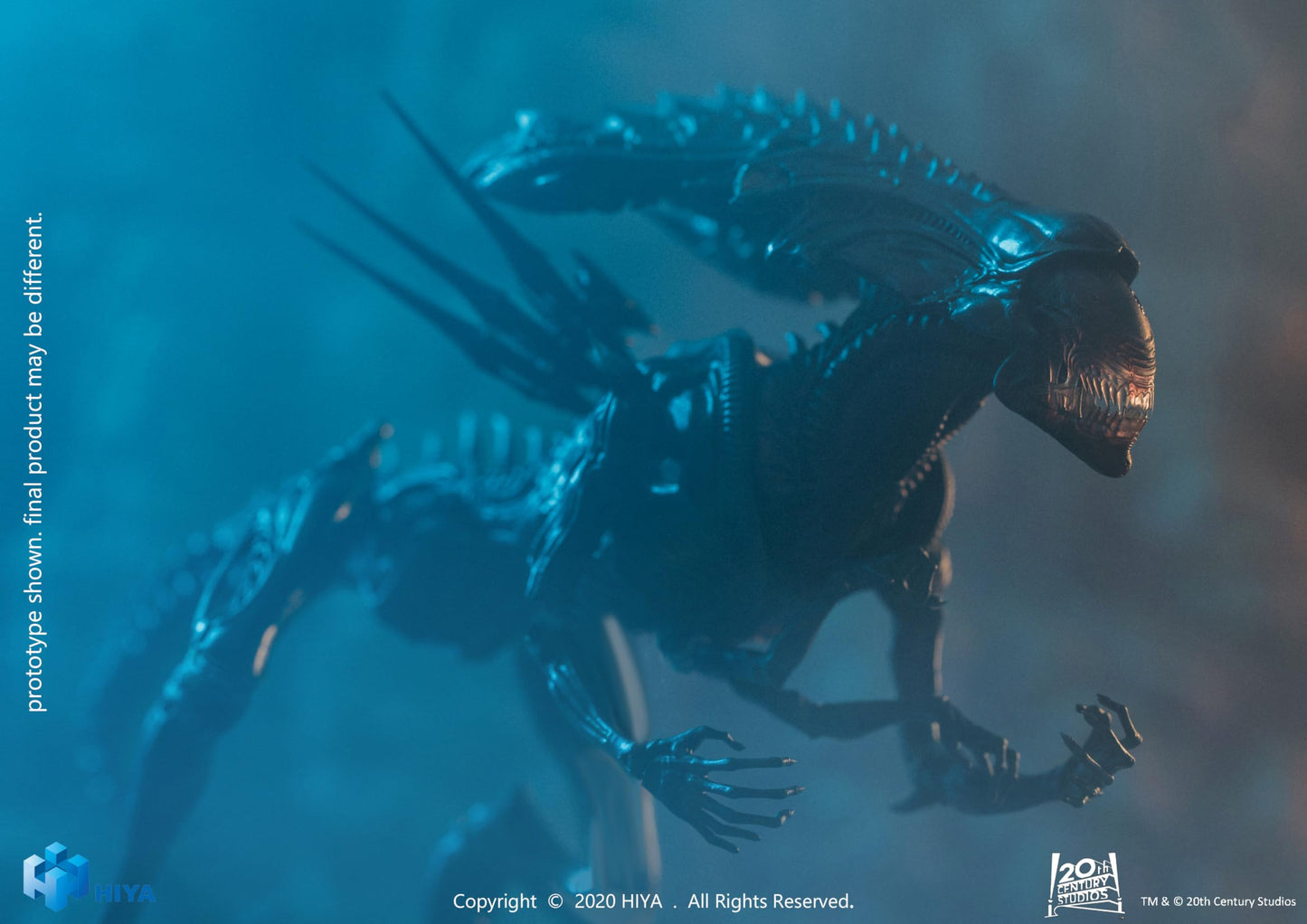 Hiya Toys Exquisite Mini Series 1/18 Scale 5 Inch AVP Battle Damage Alien Queen Action Figure Multicolor