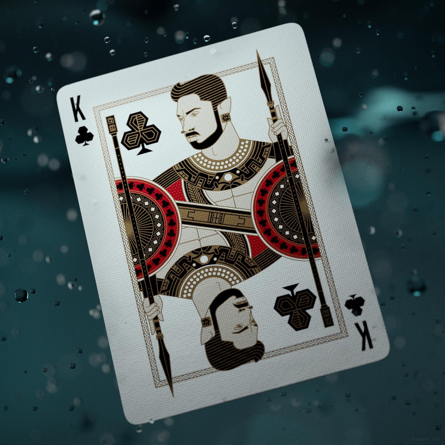 theory11 Black Panther Premium Marvel Playing Cards, Poker Size Standard Index, Foil Playing Cards