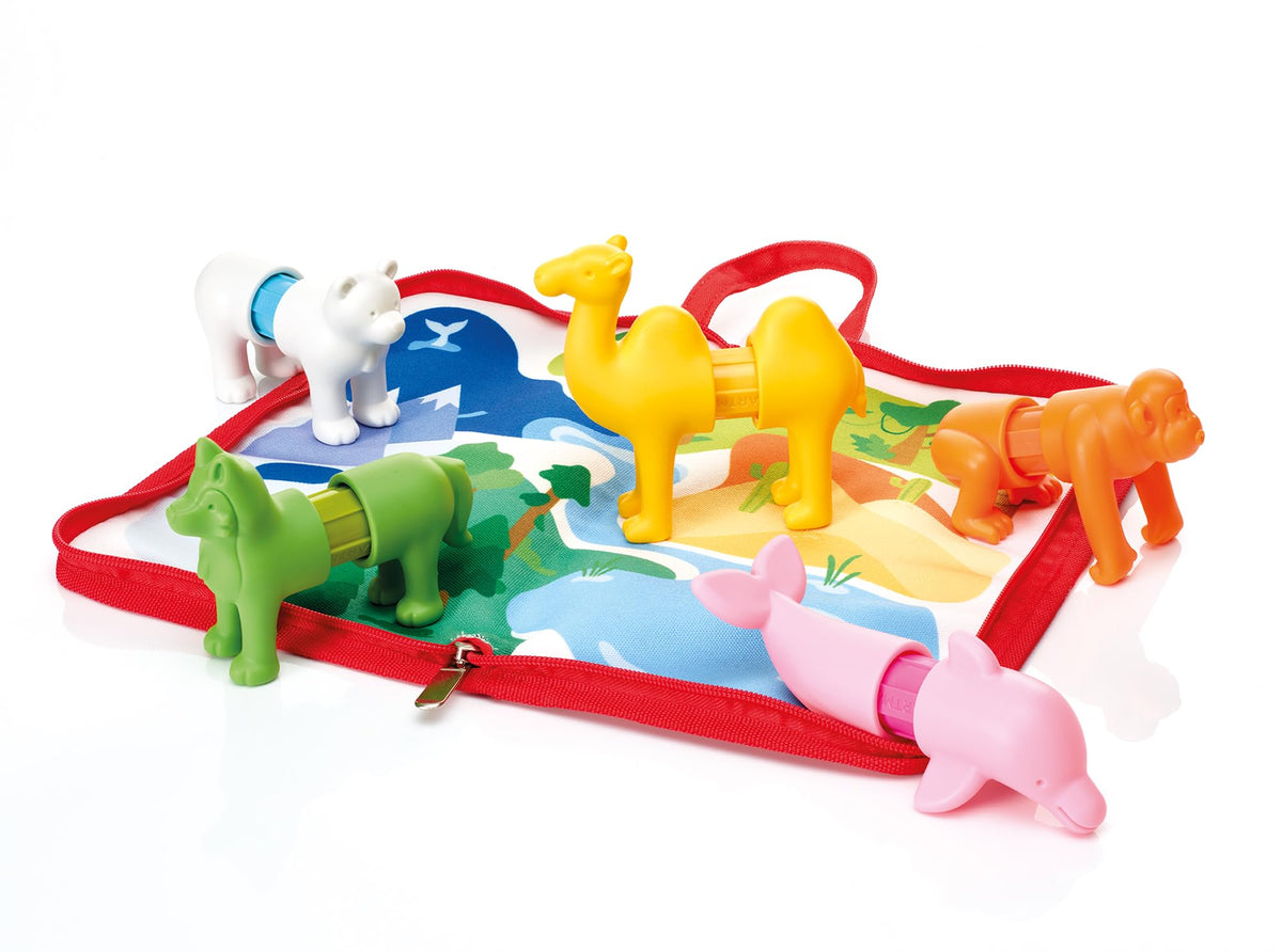 SmartMax My First Animals Around The World Magnetic STEM Building Set for Toddlers Ages 1-5