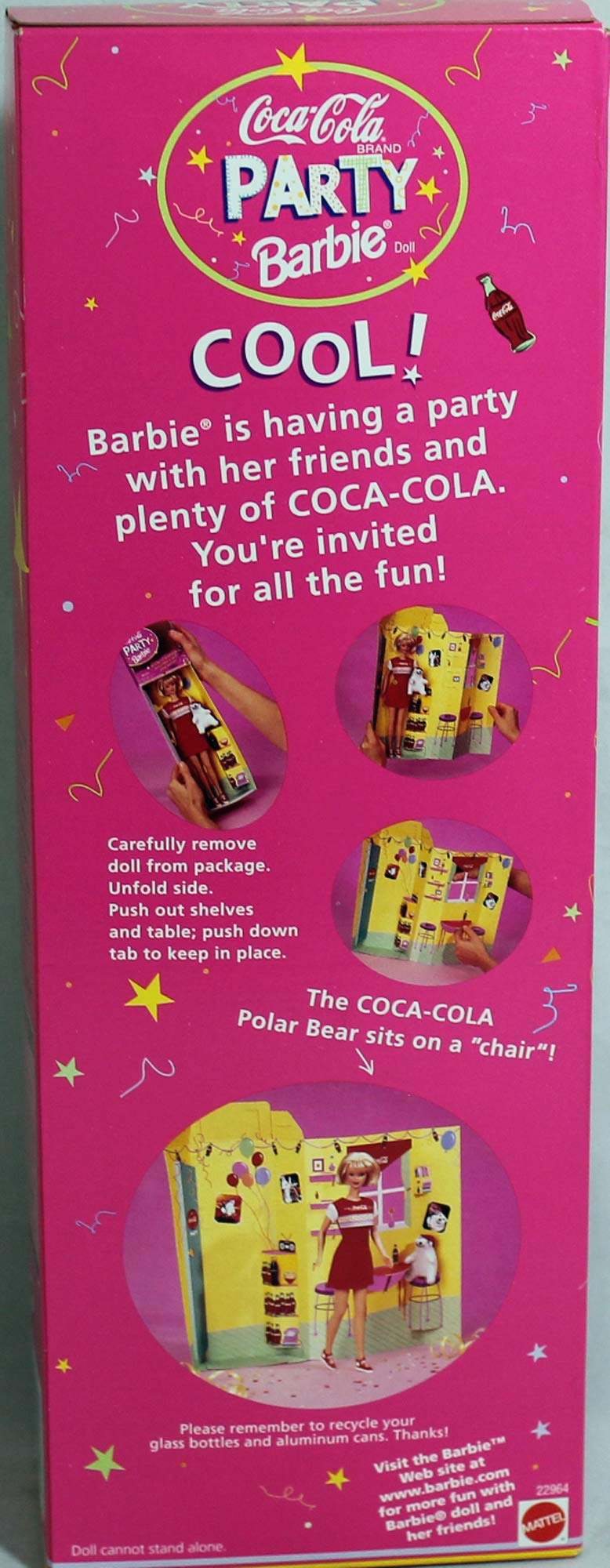 Barbie 22964 1998 Coca-Cola Party Doll