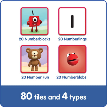 hand2mind Numberblocks Memory Match Game, Matching Card Game, Numbers for Toddlers, Kindergarten Math Toys, Counting Toys, Preschool Learning