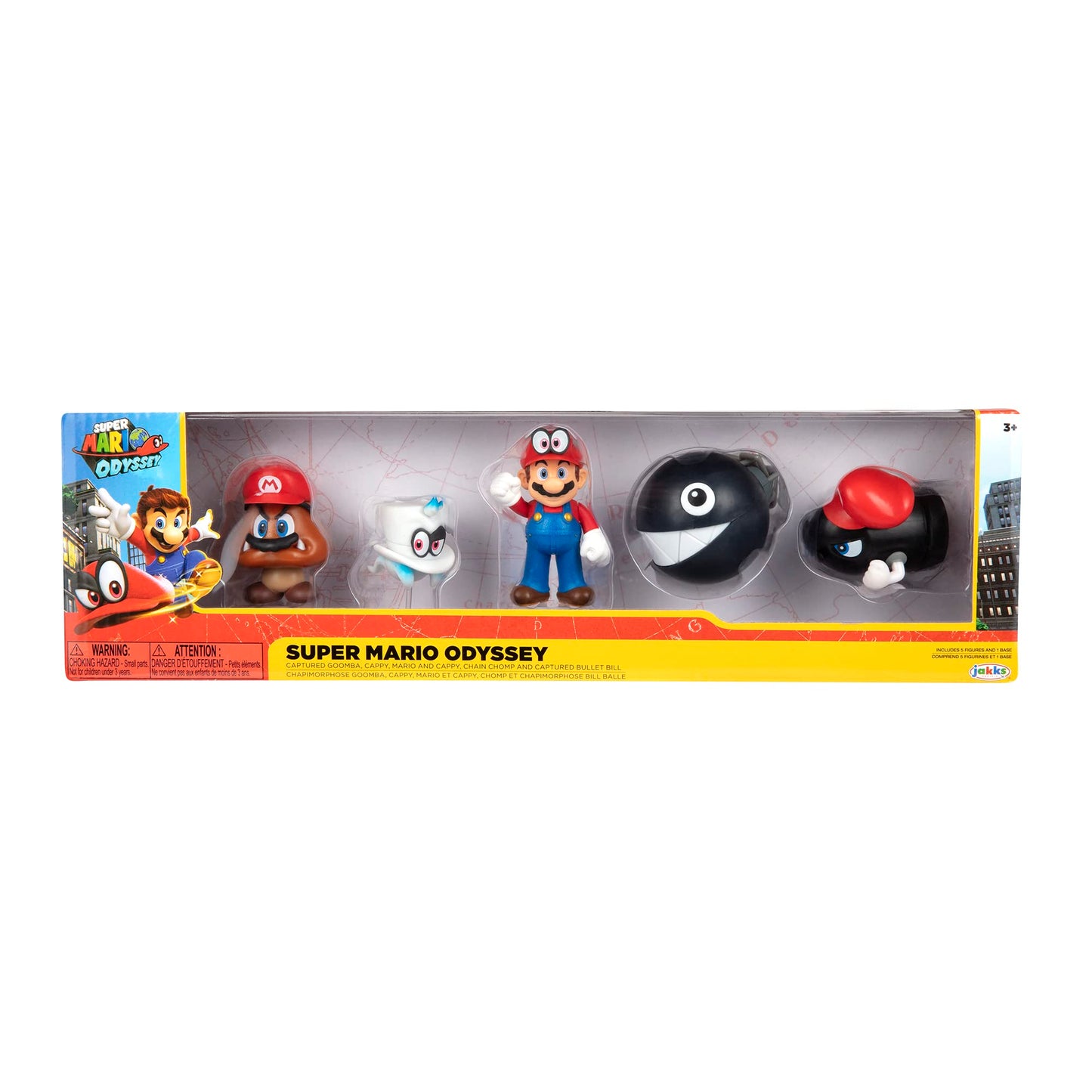 SUPER MARIO Nintendo Odyssey Action Figures Multi-Pack Poseable Articulated 2.5-Inch Collectible Toys Perfect for Kids & Collectors Alike! for Kids