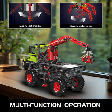 Mould King 17038 Off-Road Trucks Building Kits, All-Terrain 4x4 Mountain Truck Car Sets Model with Electric Motor, Gift for Age 14+/Adult Collections