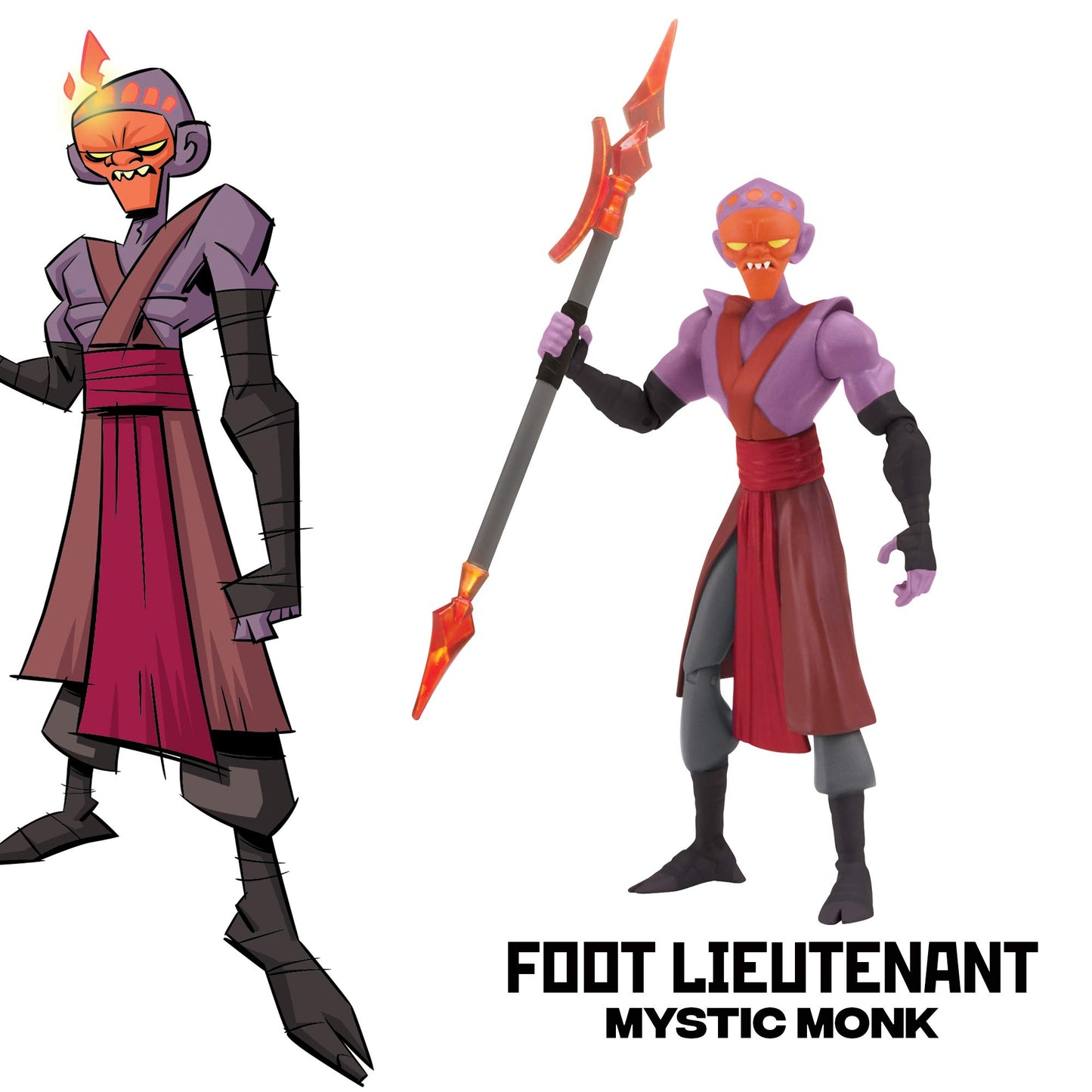 Rise of The Teenage Mutant Ninja Turtle Foot Lieutenant Action Figure