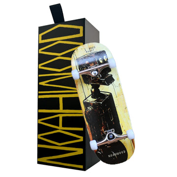 NOAHWOOD 2025 15s PRO Fingerboard Complete (5-Layer Colour Maple Wooden Pro Concave 35 x 98mm Handmade Deck + 34mm Prince 3G Silver Truck + Crown