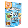 Bicycle Waterproof 4‑in‑1 Card Games Set - Durable Plastic Playing Cards Deck for Go Fish, Slap Jack, Crazy Eights & Old Maid, Family Travel Game