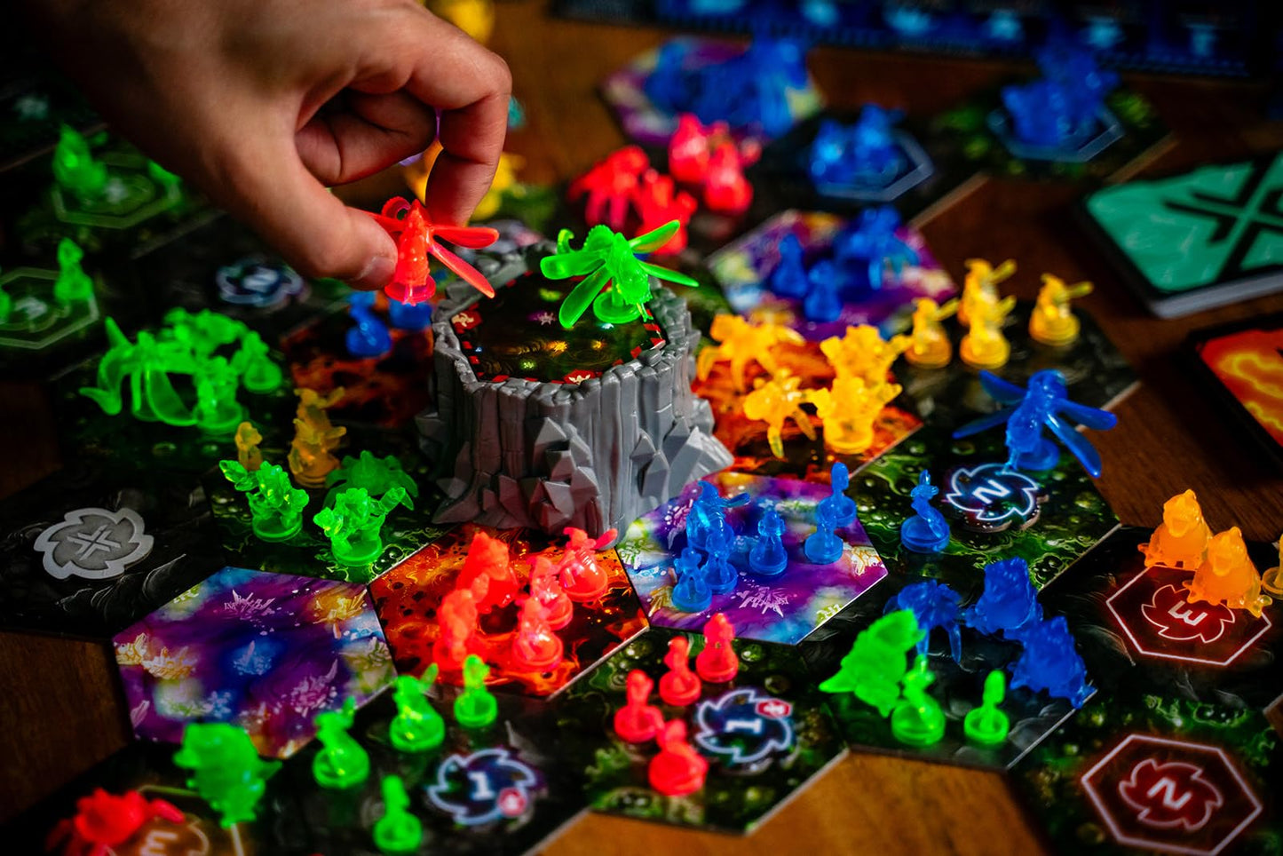 Renegade Game Studios Nexus Ops Strategy Board Game with Alien Miniatures & Secret Missions for 2-4 Players