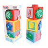 Lollipop Cozy Coupe Baby Stacking Blocks - Colorful Toddler Toy for Sensory Play - Ideal Baby Toys for 6 Months to 1 Year Old Boys and Girls - Fun