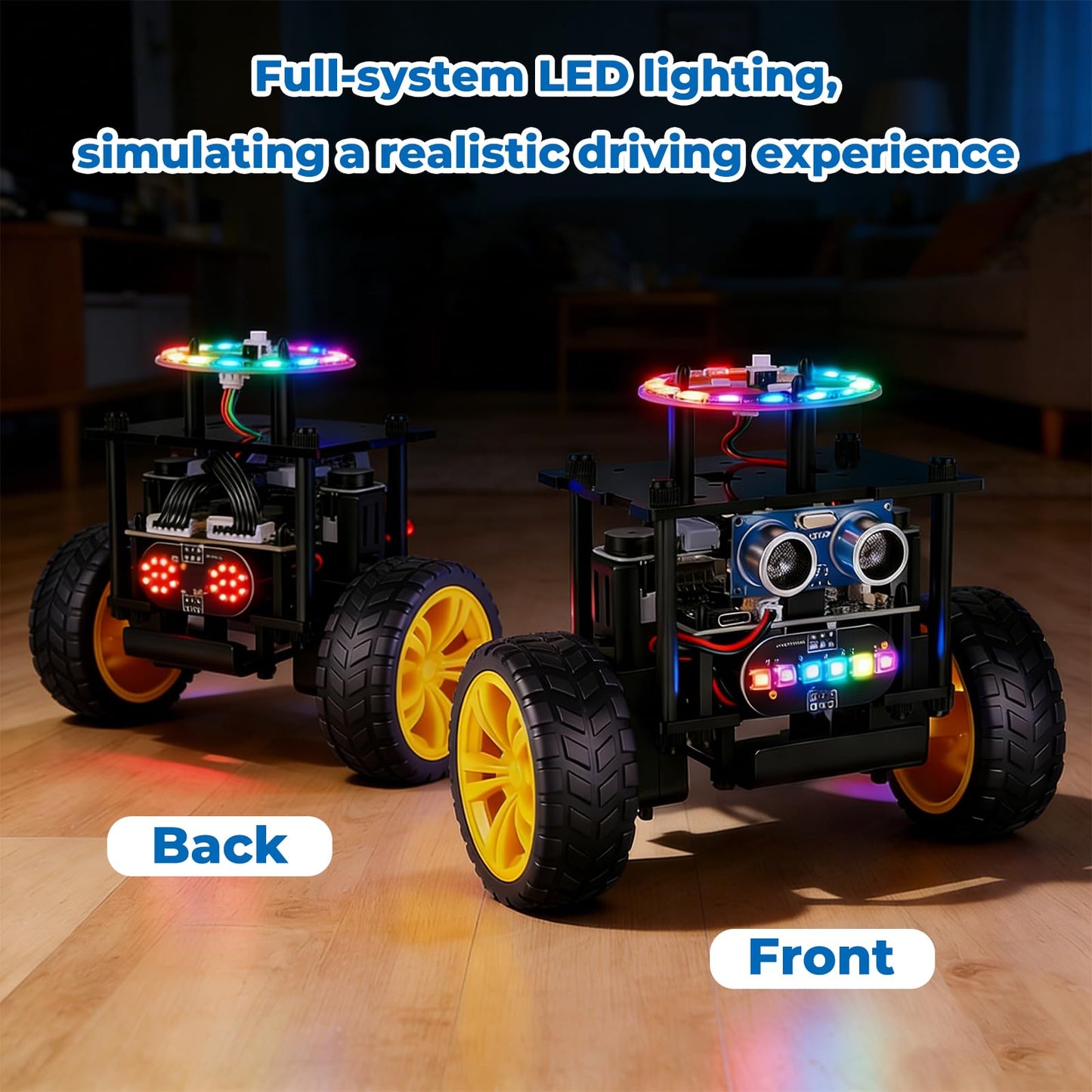 Elfew STEM Robot Car Toys for Kids 8-13, Robot Building Kit Gifts for Teen