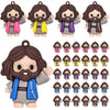 Kkoeop 50 Pcs Mini Jesus Figures - Little Jesus Loves You Figures Toy to Hide and Seek Christmas Religious Party Favors for Easter Church Sunday