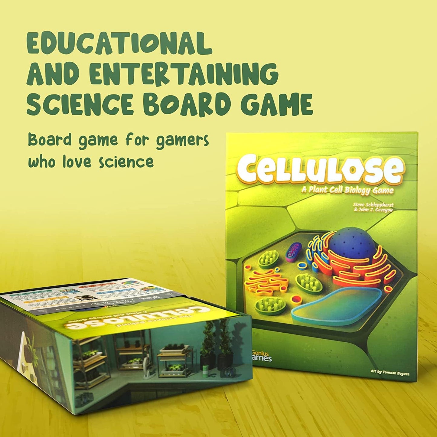 Cellulose: A Plant Cell Biology Game | Mensa Recommended Strategic & Entertaining Game to Learn Photosynthesis, DNA & Biochemistry | Educational STEM