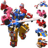 Wenbeier 5 in 1 Car Robot Toys for Kids Vehicles Action Figure Deformation Toys Include Go Kart Motorcycle Airplane Tank- STEM Educational Toy